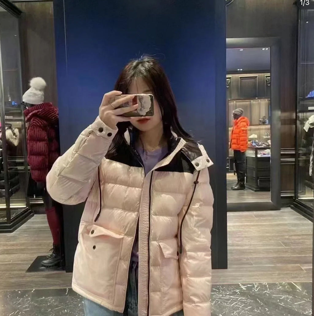 Feather puff coat