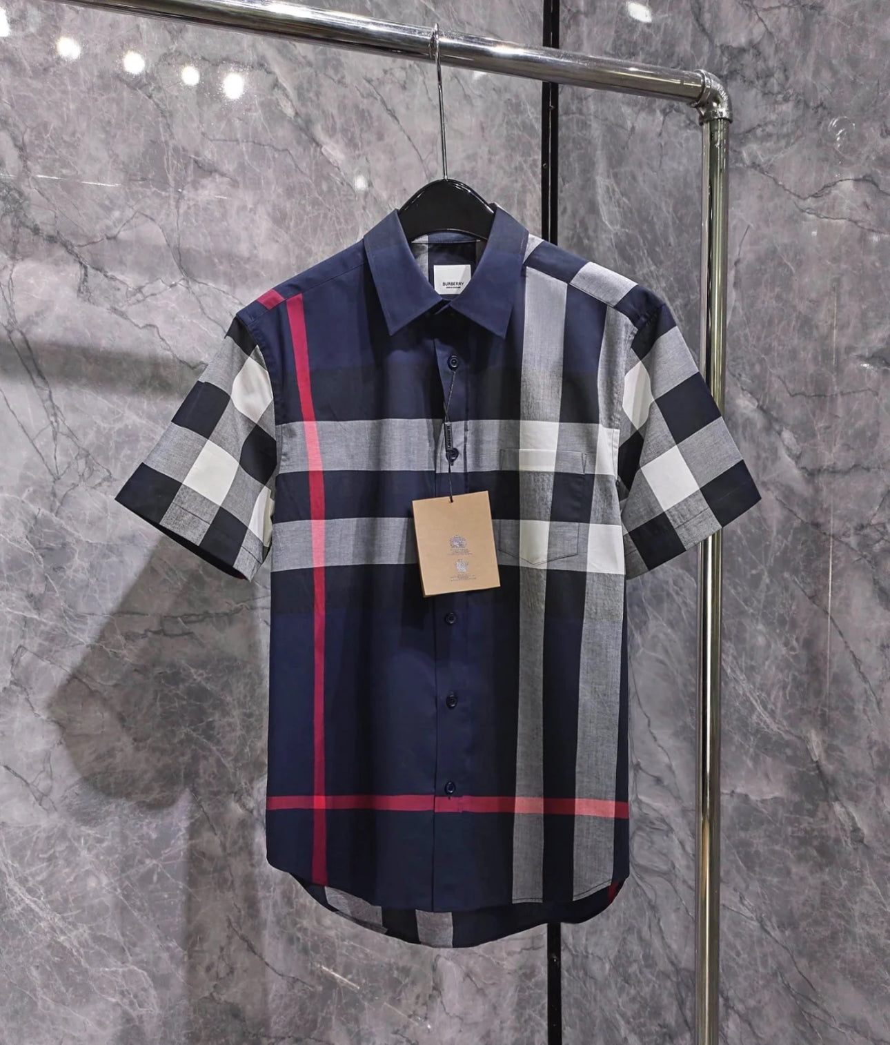 Tan Checker shirt