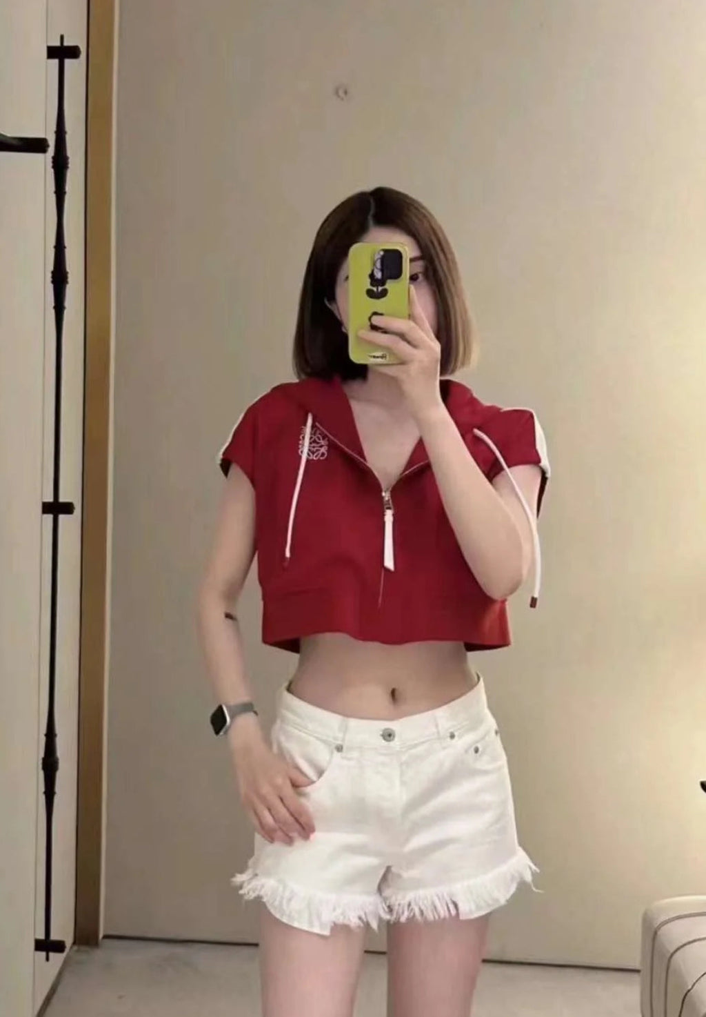 Zip Hoody Top