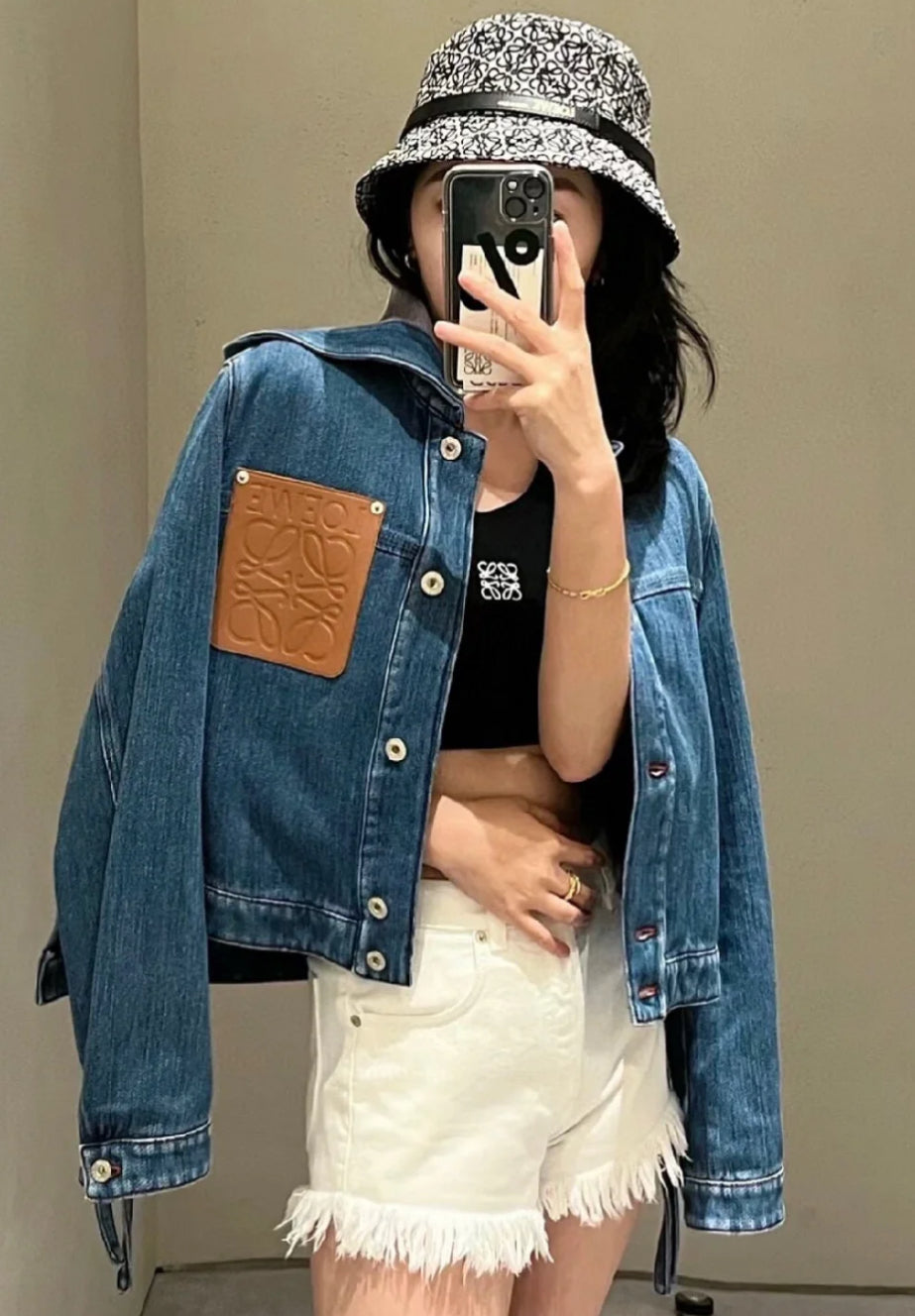 Patch Denim Jacket