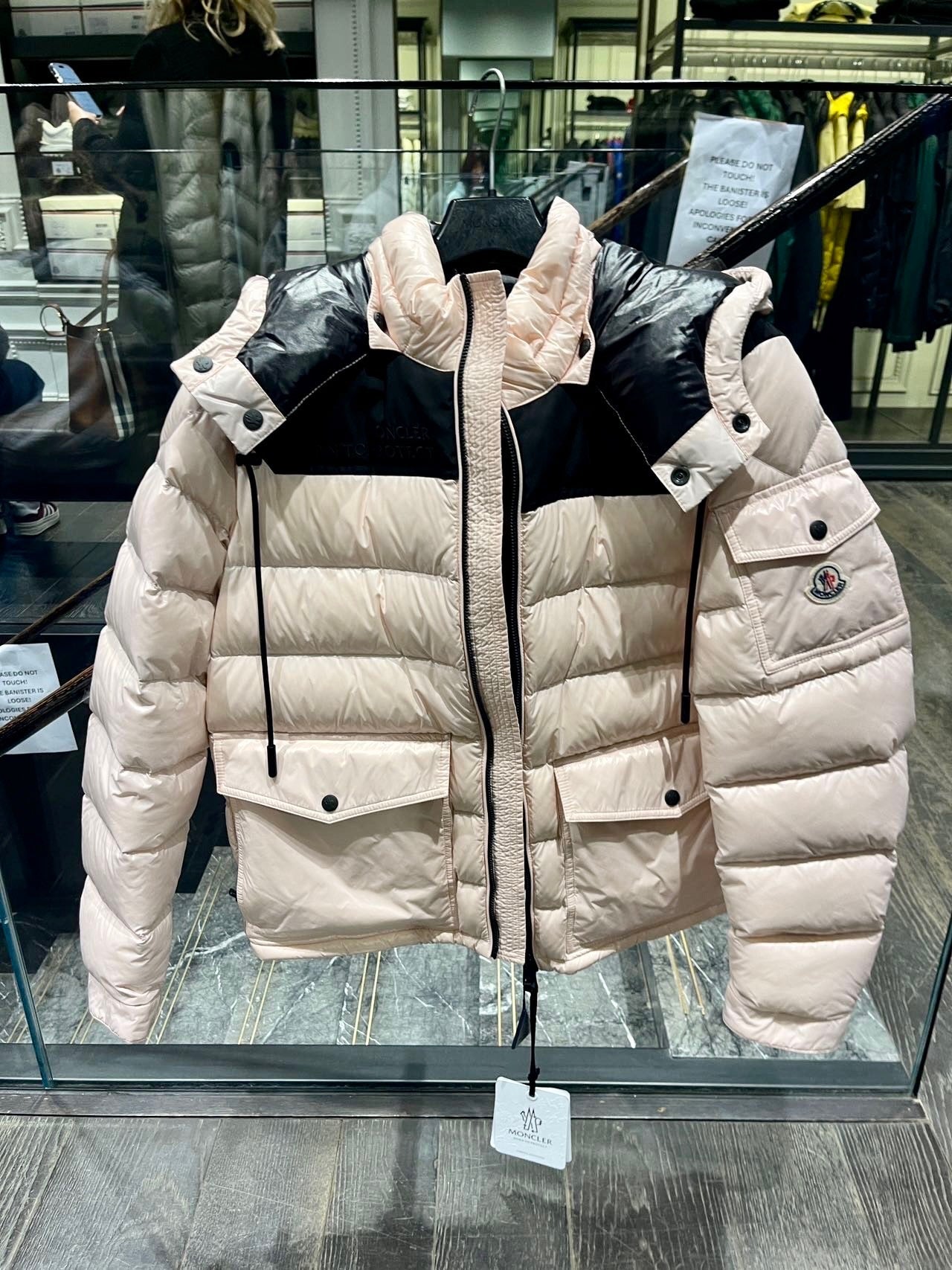 Feather puff coat