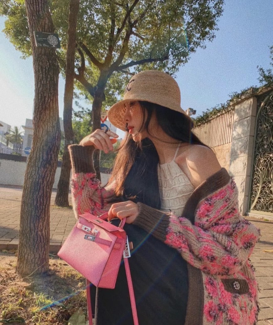 Straw Bucket Hat