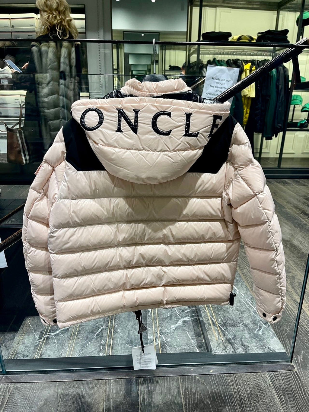 Feather puff coat
