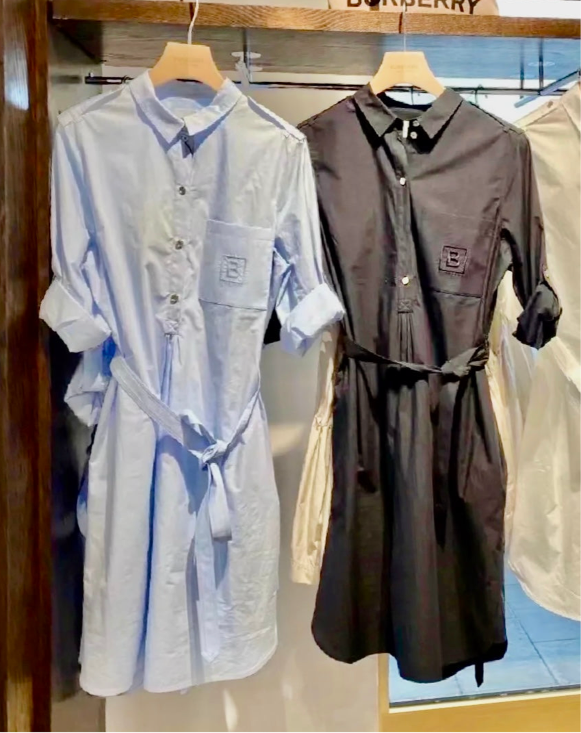 Shirt dress set