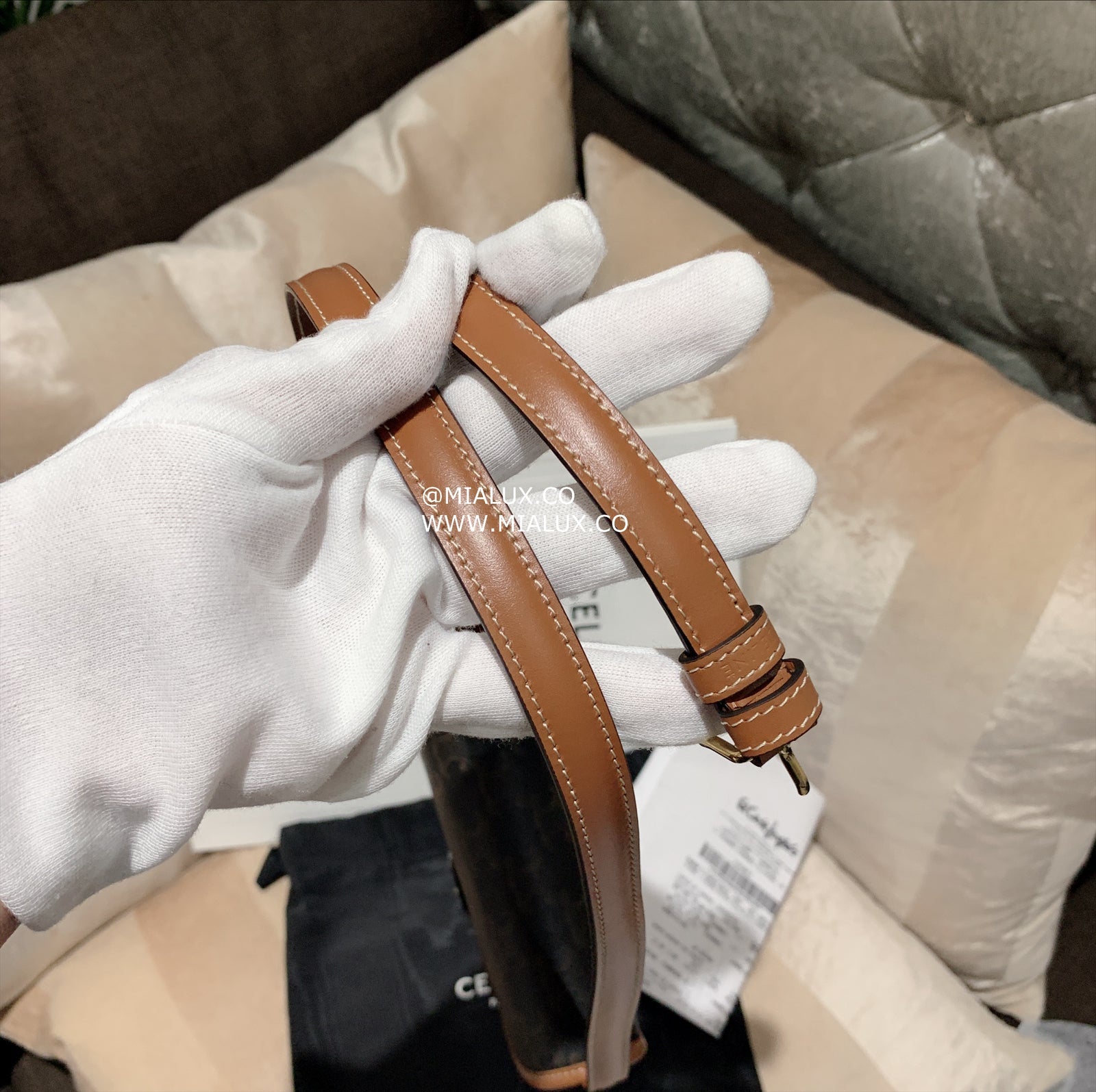 Tan BESACE MINI bag
