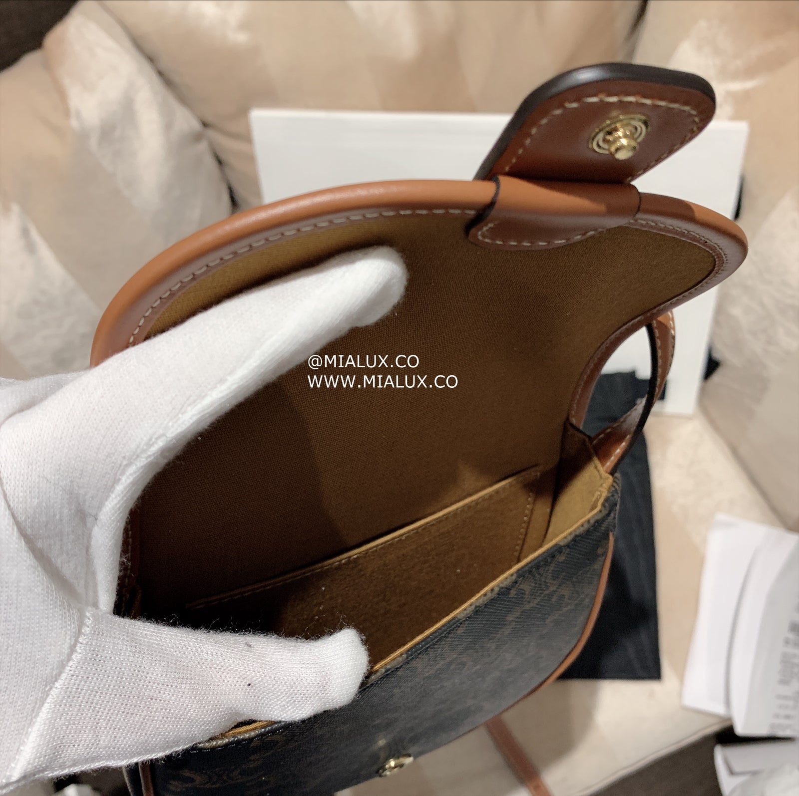 Tan BESACE MINI bag