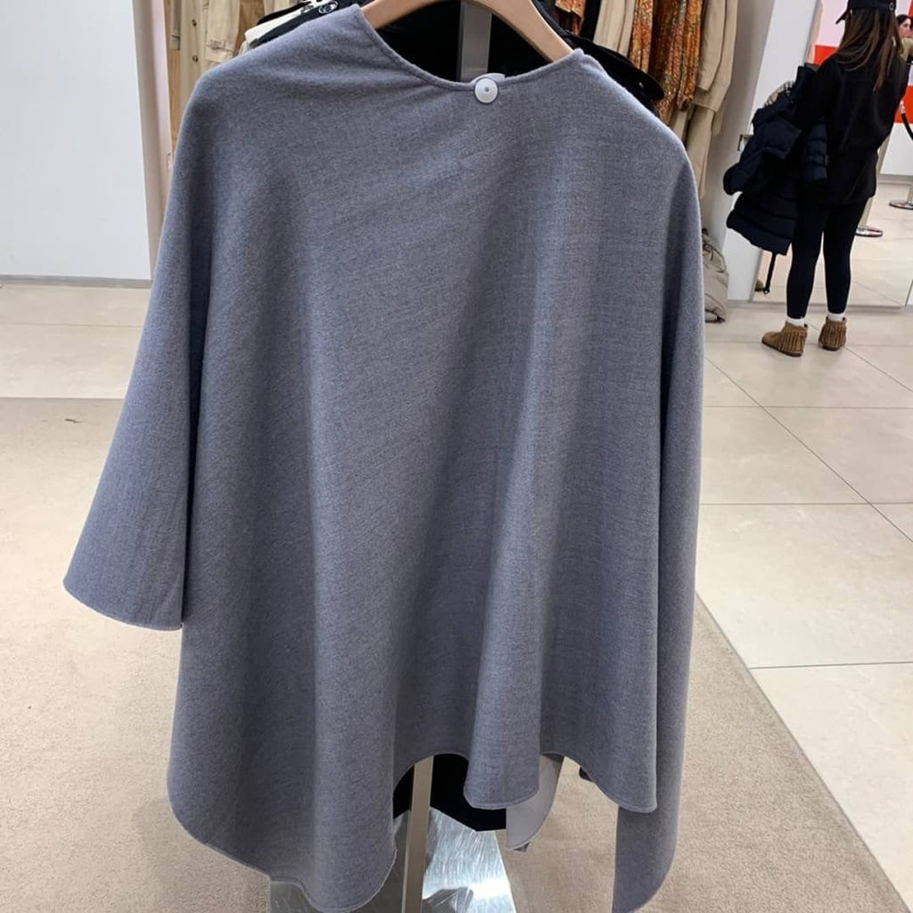 Beige Checker wool shawl