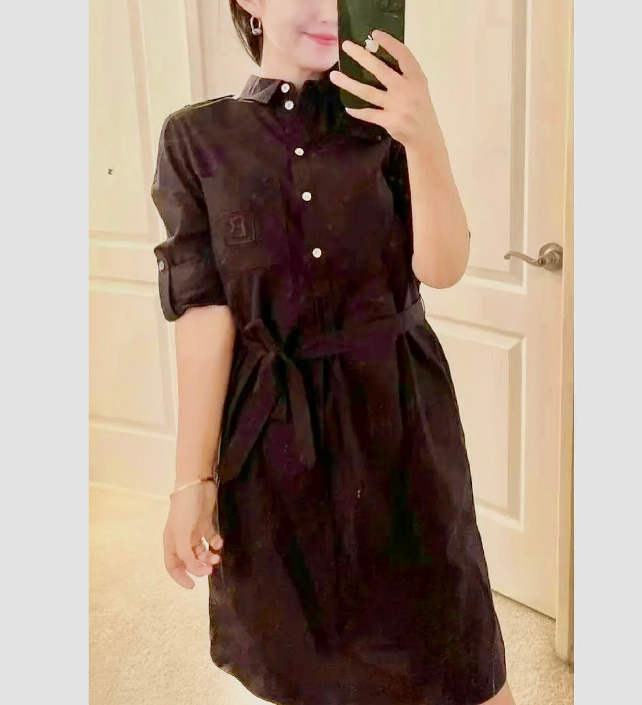Shirt dress set