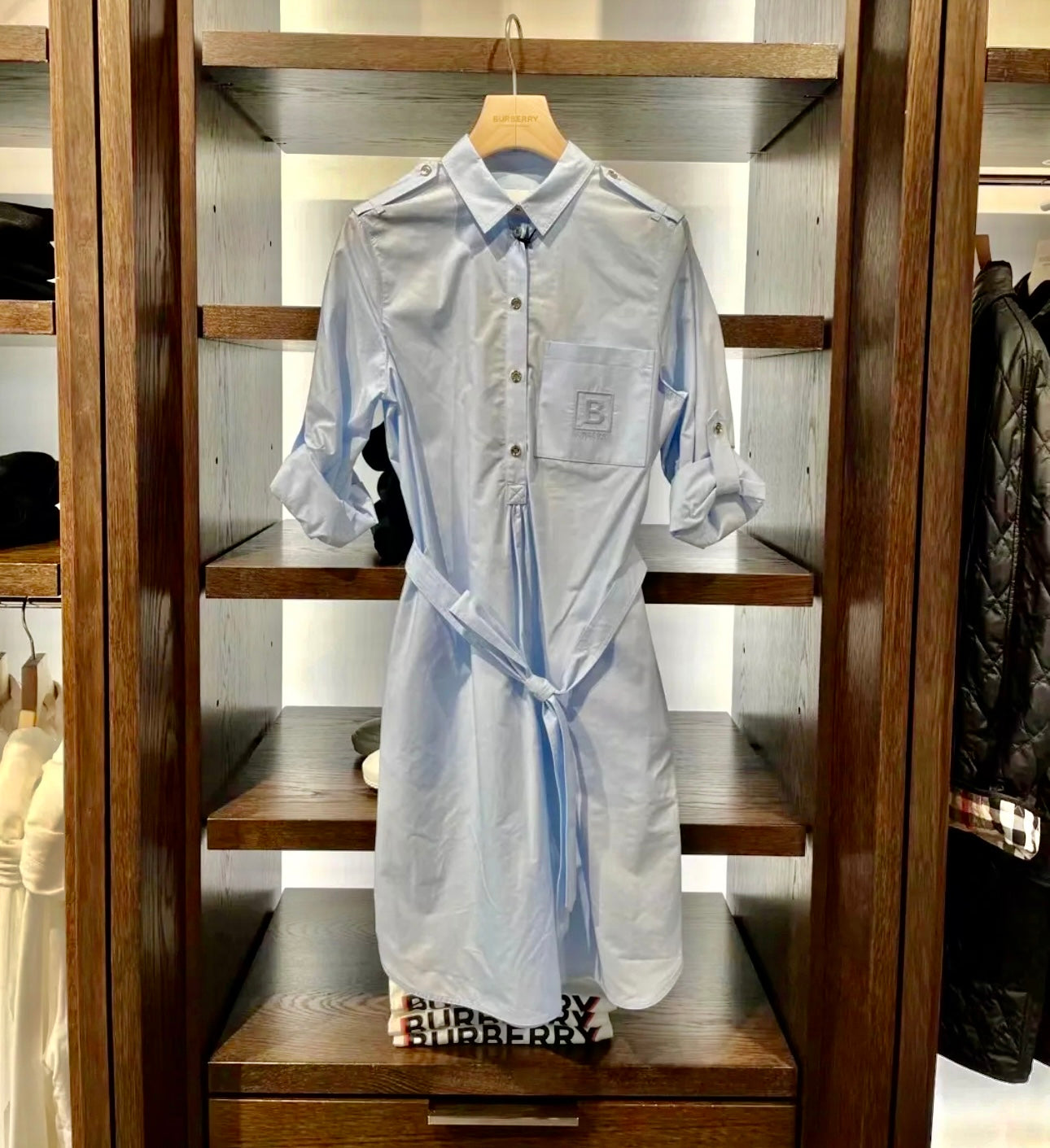 Shirt dress set